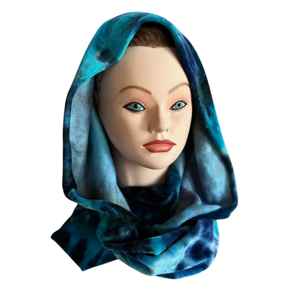Brand New Handmade Organic Bamboo Tie Dye Infinity Scarf
